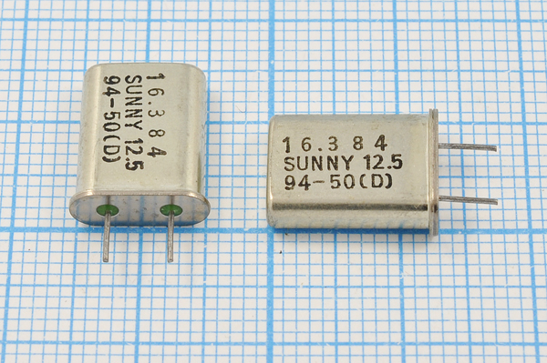 16384 \HC49U\12,5\ 30\ 30/-20~70C\SA[SUNNY]\1Г 5мм --- Кварцевые резонаторы (пьезокерамические, диэлектрические, ПАВ (SAW), резонаторы из других пьезоматериалов)