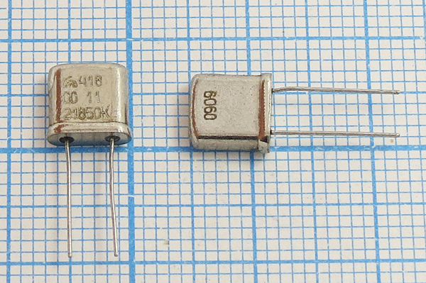 21850 \UM5\S\\\РК418МН\1Г --- Кварцевые резонаторы (пьезокерамические, диэлектрические, ПАВ (SAW), резонаторы из других пьезоматериалов)