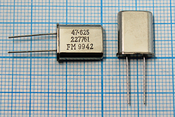 47625 \HC49U\S\ 30\ 30/-10~60C\\3Г (47.625M) --- Кварцевые резонаторы (пьезокерамические, диэлектрические, ПАВ (SAW), резонаторы из других пьезоматериалов)