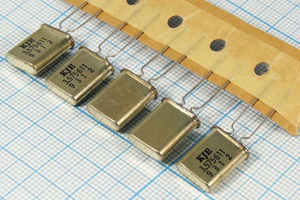 3575,611 \HC49U-LWF\16\\\\1Г (KJE 3.575611) --- Кварцевые резонаторы (пьезокерамические, диэлектрические, ПАВ (SAW), резонаторы из других пьезоматериалов)