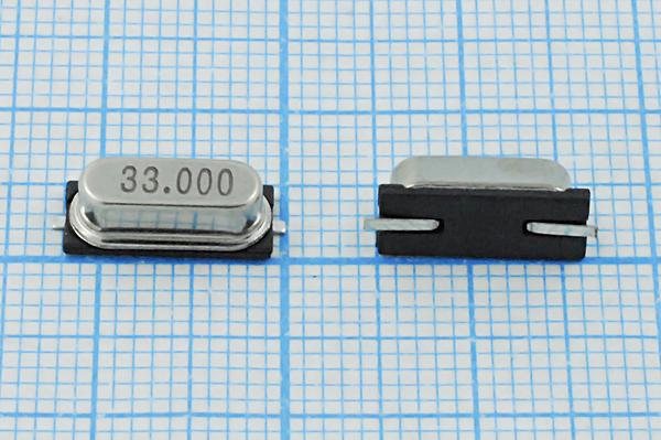 33000 \SMD49S4\30\ 30\ 30/-20~70C\9S\1Г (33.000) --- Кварцевые резонаторы (пьезокерамические, диэлектрические, ПАВ (SAW), резонаторы из других пьезоматериалов)