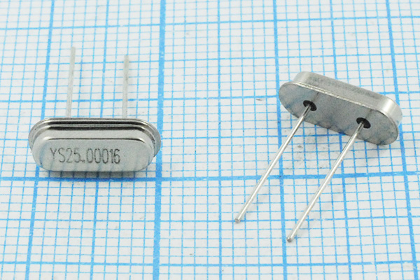 25000 \HC49S2\16\ 30\ 50/-20~70C\HC49L\1Г --- Кварцевые резонаторы (пьезокерамические, диэлектрические, ПАВ (SAW), резонаторы из других пьезоматериалов)