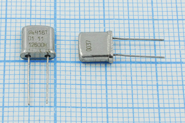 12800 \UM5\S\ 20\\РК418ТМН\1Г --- Кварцевые резонаторы (пьезокерамические, диэлектрические, ПАВ (SAW), резонаторы из других пьезоматериалов)