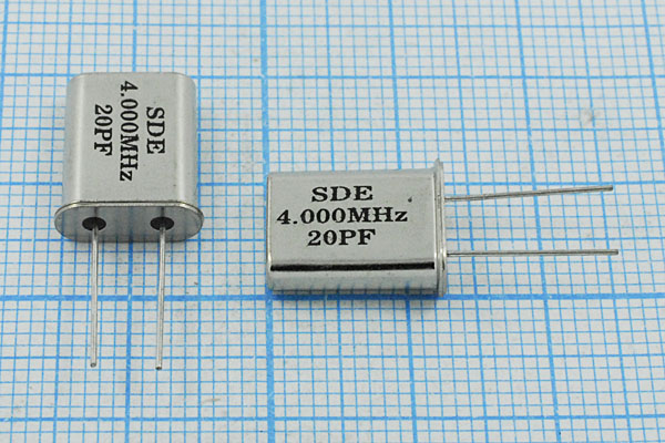 4000 \HC49U\20\ 30\\49U[SDE]\1Г (SDE20pF) --- Кварцевые резонаторы (пьезокерамические, диэлектрические, ПАВ (SAW), резонаторы из других пьезоматериалов)