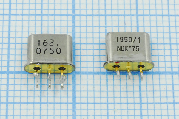 162075 \UM5-3\\\\\бу [81037,5] (T950/1 NDK 162.075 --- Кварцевые резонаторы (пьезокерамические, диэлектрические, ПАВ (SAW), резонаторы из других пьезоматериалов)