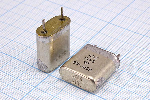 1024 \HC6U\S\\\ОСРГ06БА\1Г 6мм --- Кварцевые резонаторы (пьезокерамические, диэлектрические, ПАВ (SAW), резонаторы из других пьезоматериалов)