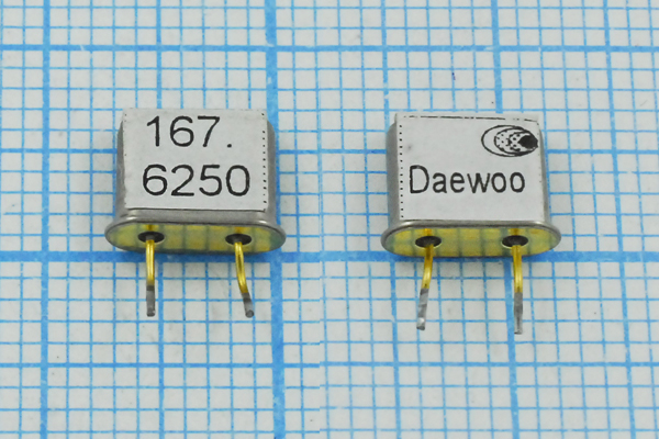 167625 \UM5\\\\\бу Daewoo (167.6250) --- Кварцевые резонаторы (пьезокерамические, диэлектрические, ПАВ (SAW), резонаторы из других пьезоматериалов)