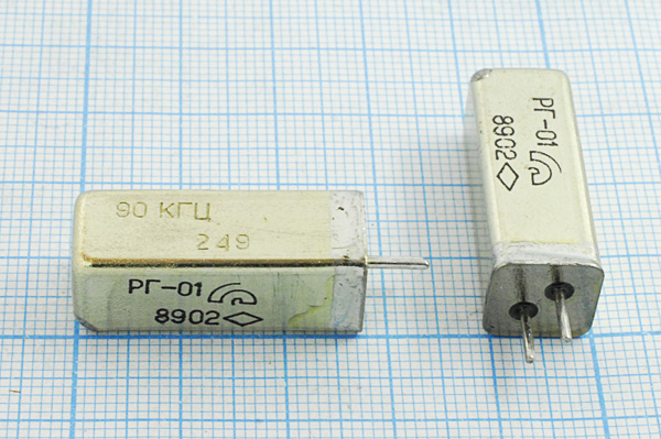 90 \УД\\ 20\300/-60~85C\РГ01-7ДШ\1Г --- Кварцевые резонаторы (пьезокерамические, диэлектрические, ПАВ (SAW), резонаторы из других пьезоматериалов)