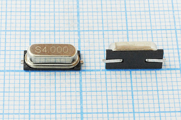 4000 \SMD49S4\16\ 15\ 30/-10~60C\49S-SMD\1Г (S4.00 --- Кварцевые резонаторы (пьезокерамические, диэлектрические, ПАВ (SAW), резонаторы из других пьезоматериалов)