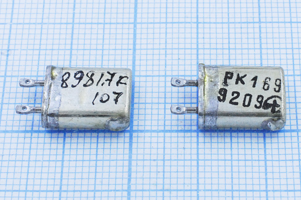 8981,7 \МВ\\\\РК169МВ\1Г --- Кварцевые резонаторы (пьезокерамические, диэлектрические, ПАВ (SAW), резонаторы из других пьезоматериалов)