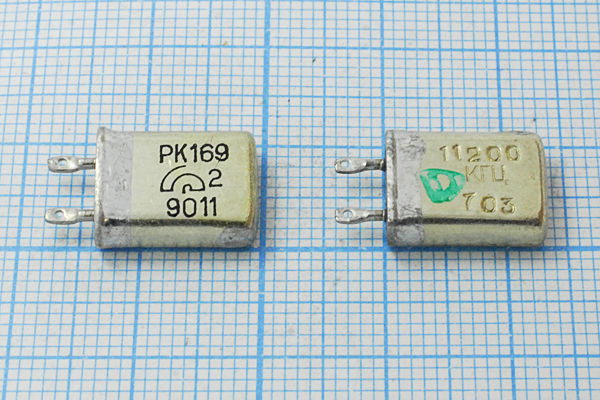 11200 \МВ\S\ 15\ 15/-10~60C\РК169МВ-14БВ\ --- Кварцевые резонаторы (пьезокерамические, диэлектрические, ПАВ (SAW), резонаторы из других пьезоматериалов)