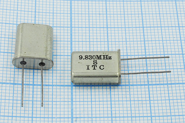 9830 \HC49U\S\\\\1Г (ITC) --- Кварцевые резонаторы (пьезокерамические, диэлектрические, ПАВ (SAW), резонаторы из других пьезоматериалов)
