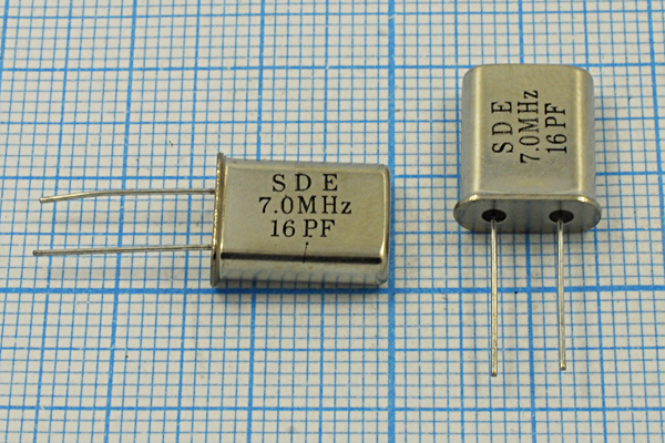 7000 \HC49U\16\\\49U[SDE]\1Г (SDE16PF) --- Кварцевые резонаторы (пьезокерамические, диэлектрические, ПАВ (SAW), резонаторы из других пьезоматериалов)