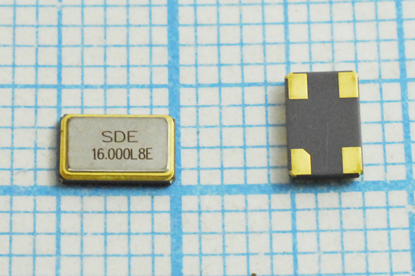 16000 \SMD05032C4\ 8\ 20\ 50/-40~85C\SMD0503(4P)\1 --- Кварцевые резонаторы (пьезокерамические, диэлектрические, ПАВ (SAW), резонаторы из других пьезоматериалов)