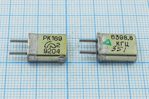 6398,8 \HC25U\\\\РК169МА\1Г --- Кварцевые резонаторы (пьезокерамические, диэлектрические, ПАВ (SAW), резонаторы из других пьезоматериалов)