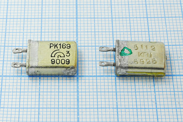 8112 \МВ\\ 15\ 30/-30~60C\РК169МВ-6БС\1Г (РК169) --- Кварцевые резонаторы (пьезокерамические, диэлектрические, ПАВ (SAW), резонаторы из других пьезоматериалов)