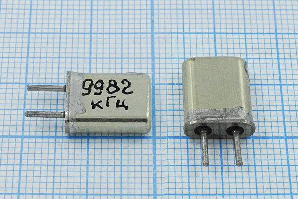 9982 \HC25U\\\\МА\1Г --- Кварцевые резонаторы (пьезокерамические, диэлектрические, ПАВ (SAW), резонаторы из других пьезоматериалов)