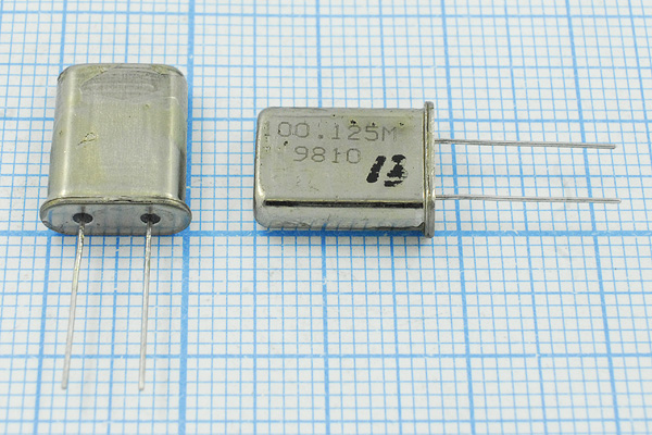 100125 \HC49U\\\\РК411МД\5Г --- Кварцевые резонаторы (пьезокерамические, диэлектрические, ПАВ (SAW), резонаторы из других пьезоматериалов)