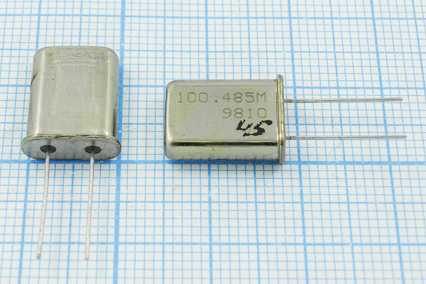 100485 \HC49U\\\\РК411МД\5Г --- Кварцевые резонаторы (пьезокерамические, диэлектрические, ПАВ (SAW), резонаторы из других пьезоматериалов)