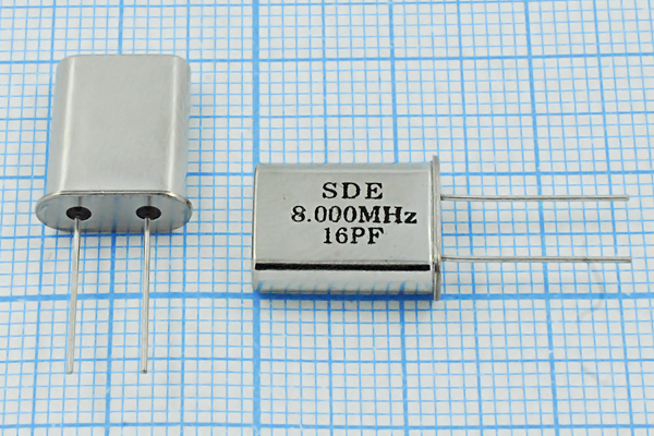 8000 \HC49U\16\ 20\ 20/-20~70C\49U[SDE]\1Г --- Кварцевые резонаторы (пьезокерамические, диэлектрические, ПАВ (SAW), резонаторы из других пьезоматериалов)