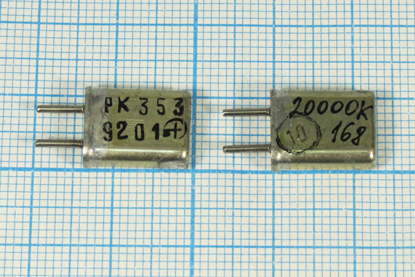 20000 \HC25U\\\\РК353МА\1Г --- Кварцевые резонаторы (пьезокерамические, диэлектрические, ПАВ (SAW), резонаторы из других пьезоматериалов)