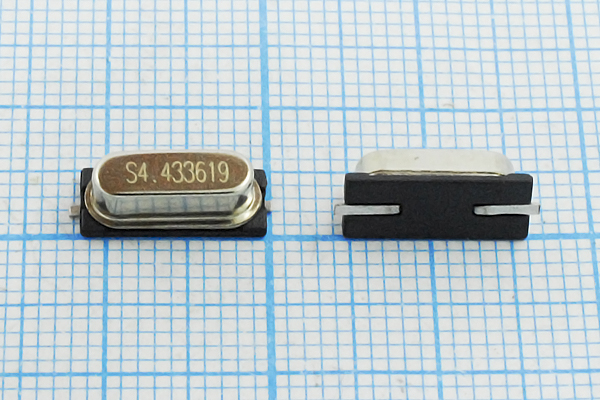 4433,619 \SMD49S4\20\ 30\\\1Г (S4.433619) --- Кварцевые резонаторы (пьезокерамические, диэлектрические, ПАВ (SAW), резонаторы из других пьезоматериалов)
