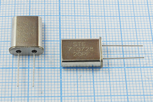 7372,8 \HC49U\20\ 30\\49U[STE]\1Г (STE7.3728 20PF) --- Кварцевые резонаторы (пьезокерамические, диэлектрические, ПАВ (SAW), резонаторы из других пьезоматериалов)
