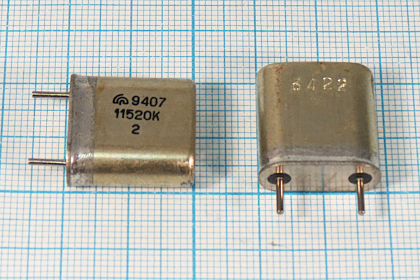 11520 \HC6U\\\\БА\1Г (11520К) --- Кварцевые резонаторы (пьезокерамические, диэлектрические, ПАВ (SAW), резонаторы из других пьезоматериалов)