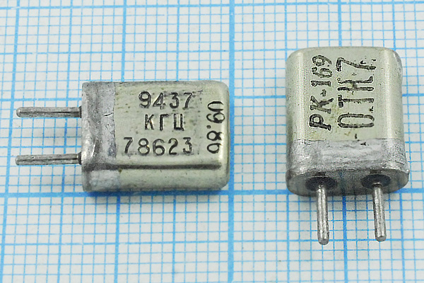9437 \HC25U\\ 20\ 30/-30~60C\РК169МА-7БС\1Г --- Кварцевые резонаторы (пьезокерамические, диэлектрические, ПАВ (SAW), резонаторы из других пьезоматериалов)