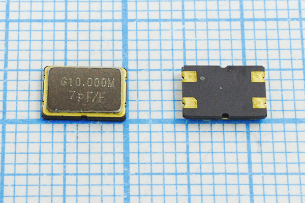 10000 \SMD07050C4\ 7\ 10\ 30/-40~85C\KC7\1Г (G10.0 --- Кварцевые резонаторы (пьезокерамические, диэлектрические, ПАВ (SAW), резонаторы из других пьезоматериалов)