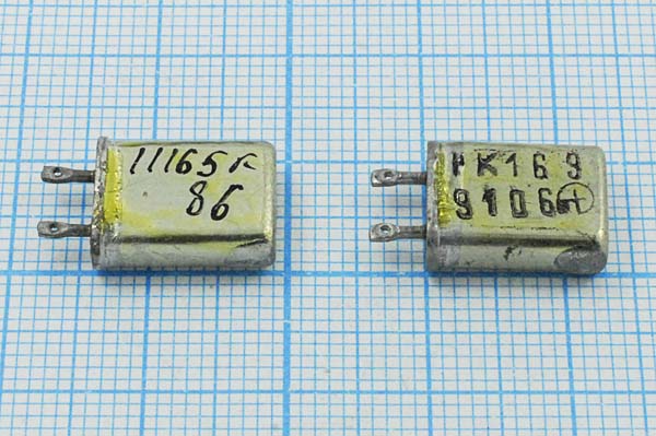 11165 \ МВ\\\\РК169МВ\1Г --- Кварцевые резонаторы (пьезокерамические, диэлектрические, ПАВ (SAW), резонаторы из других пьезоматериалов)