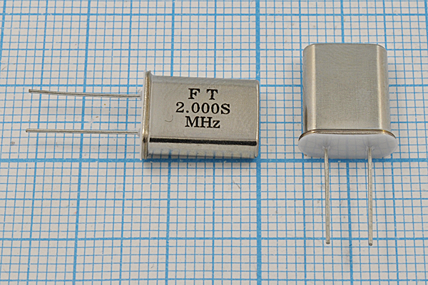 2000 \HC49U\S\ 20\ 20/-20~70C\U[FT]\1Г +IS (FT) --- Кварцевые резонаторы (пьезокерамические, диэлектрические, ПАВ (SAW), резонаторы из других пьезоматериалов)