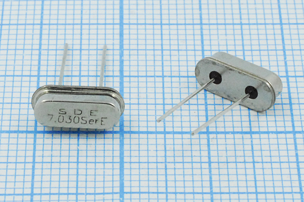7030 \HC49S3\S\ 20\ 30/-40~85C\49S[SDE]\1Г +IS --- Кварцевые резонаторы (пьезокерамические, диэлектрические, ПАВ (SAW), резонаторы из других пьезоматериалов)