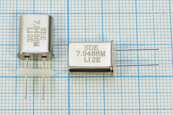 7948,8 \HC49U\12\ 10\ 30/-20~70C\49U[SDE]\1Г +IS --- Кварцевые резонаторы (пьезокерамические, диэлектрические, ПАВ (SAW), резонаторы из других пьезоматериалов)