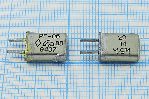 20000 \HC25U\S\\\РГ05МА\3Г (20 МГЦ) --- Кварцевые резонаторы (пьезокерамические, диэлектрические, ПАВ (SAW), резонаторы из других пьезоматериалов)