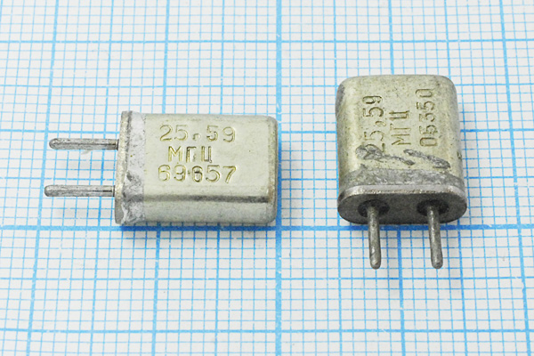 25596 \HC25U\\\\МА\3Г (25.59МГц) --- Кварцевые резонаторы (пьезокерамические, диэлектрические, ПАВ (SAW), резонаторы из других пьезоматериалов)