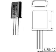 27000 \HC49U-3\18\\\HC49U[MEC]\1Г  бм --- Кварцевые резонаторы (пьезокерамические, диэлектрические, ПАВ (SAW), резонаторы из других пьезоматериалов)