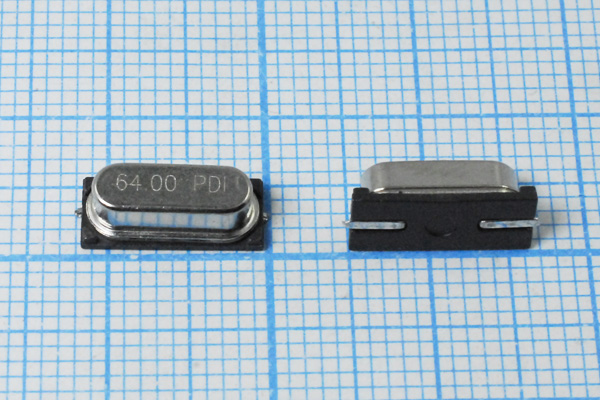 64000 \SMD49S4\16\ 50\ /-20~70C\L4\3Г (64.00PDI) --- Кварцевые резонаторы (пьезокерамические, диэлектрические, ПАВ (SAW), резонаторы из других пьезоматериалов)