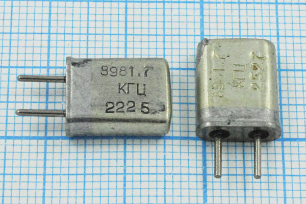 8981,7 \HC25U\\\\МА\1Г --- Кварцевые резонаторы (пьезокерамические, диэлектрические, ПАВ (SAW), резонаторы из других пьезоматериалов)