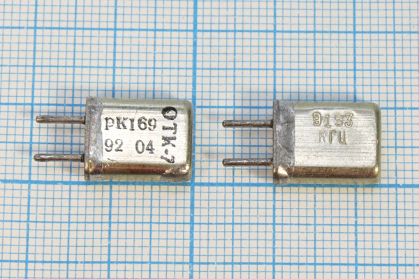 9193 \HC25U\\ 20\ 30/-30~60C\РК169МА-7БС\1Г --- Кварцевые резонаторы (пьезокерамические, диэлектрические, ПАВ (SAW), резонаторы из других пьезоматериалов)