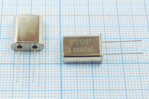 4433,619 \HC49U\16\ 20\\\1Г (VTOP) --- Кварцевые резонаторы (пьезокерамические, диэлектрические, ПАВ (SAW), резонаторы из других пьезоматериалов)