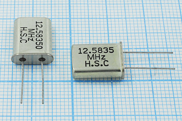 12583,5 \HC49U\20\\\\1Г (HSC) --- Кварцевые резонаторы (пьезокерамические, диэлектрические, ПАВ (SAW), резонаторы из других пьезоматериалов)