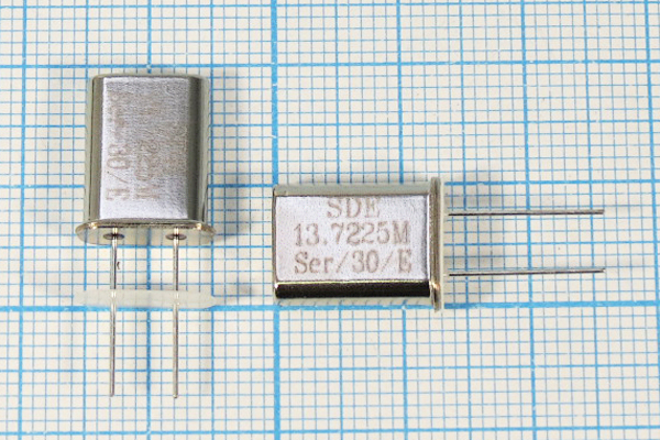 13722,5 \HC49U\S\ 10\ 30/-40~85C\49U[SDE]\1Г +IS --- Кварцевые резонаторы (пьезокерамические, диэлектрические, ПАВ (SAW), резонаторы из других пьезоматериалов)