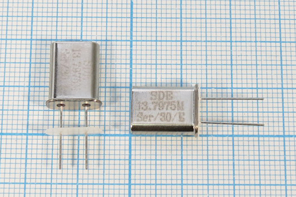 13797,5 \HC49U\S\ 10\ 30/-40~85C\49U[SDE]\1Г +IS --- Кварцевые резонаторы (пьезокерамические, диэлектрические, ПАВ (SAW), резонаторы из других пьезоматериалов)