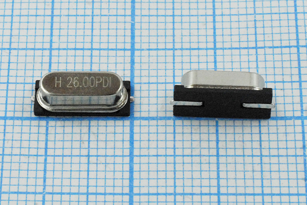 26000 \SMD49S4\12\ 20\ 30/-40~85C\L4\1Г --- Кварцевые резонаторы (пьезокерамические, диэлектрические, ПАВ (SAW), резонаторы из других пьезоматериалов)