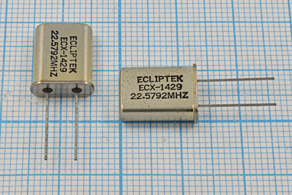 22579,2 \HC49U\34\\\EU[HC49U]\1Г (ECX-1429) --- Кварцевые резонаторы (пьезокерамические, диэлектрические, ПАВ (SAW), резонаторы из других пьезоматериалов)