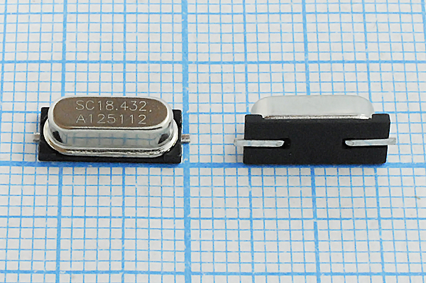 18432 \SMD49S4\12\ 30\ 50/-20~70C\SX-1\1Г --- Кварцевые резонаторы (пьезокерамические, диэлектрические, ПАВ (SAW), резонаторы из других пьезоматериалов)