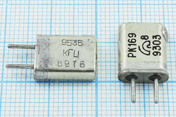 9535 \HC25U\\\\РК169МА\1Г --- Кварцевые резонаторы (пьезокерамические, диэлектрические, ПАВ (SAW), резонаторы из других пьезоматериалов)