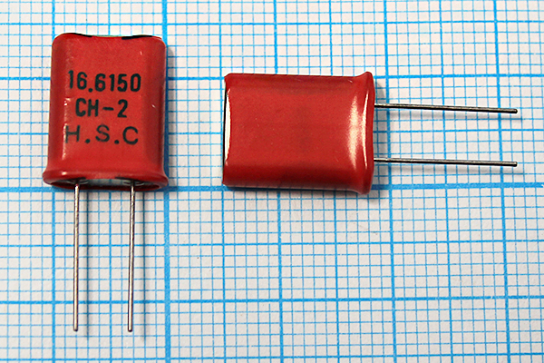 16615 \HC49U\S\\\\1Г +SL (H.S.C 16.615 CH-2) --- Кварцевые резонаторы (пьезокерамические, диэлектрические, ПАВ (SAW), резонаторы из других пьезоматериалов)