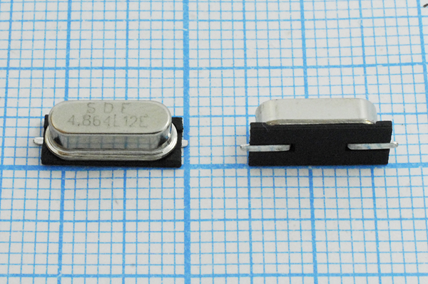 4864 \SMD49S4\12\ 10\ 30/-40~85C\49S-SMD\1Г --- Кварцевые резонаторы (пьезокерамические, диэлектрические, ПАВ (SAW), резонаторы из других пьезоматериалов)